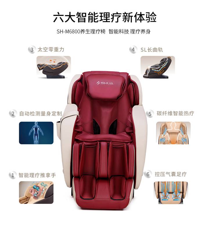 球王会健身器材-家用智能按摩椅SH-M6800-1