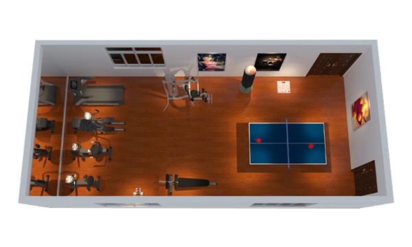 150平方健身房配置方案-广西球王会体育健身器材有限公司