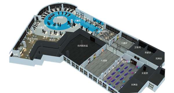 1500平方健身房配置方案-广西球王会体育健身器材有限公司