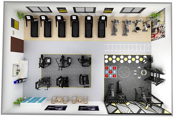 120平方健身房配置方案-广西球王会体育健身器材有限公司 120平方健身房配置方案-广西球王会体育健身器材有限公司